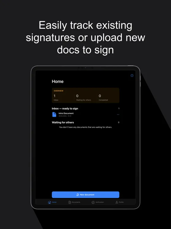 LockSign: Secure Signatures iPad  স্ক্রিনশট