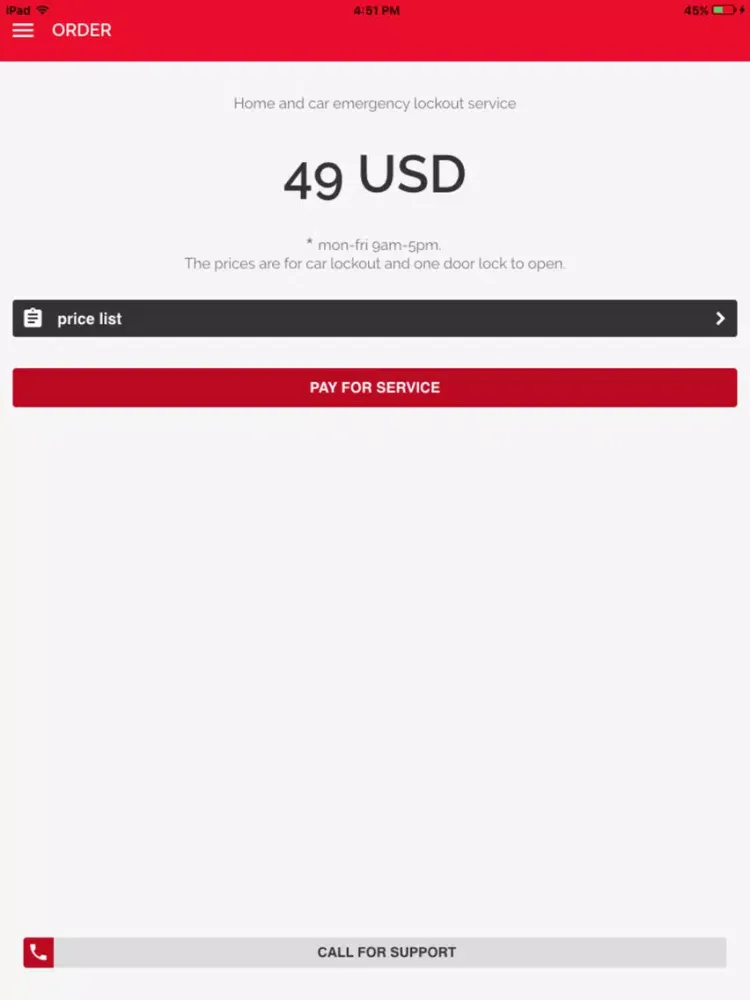 Скриншоты One Stop Locksmith iPad 