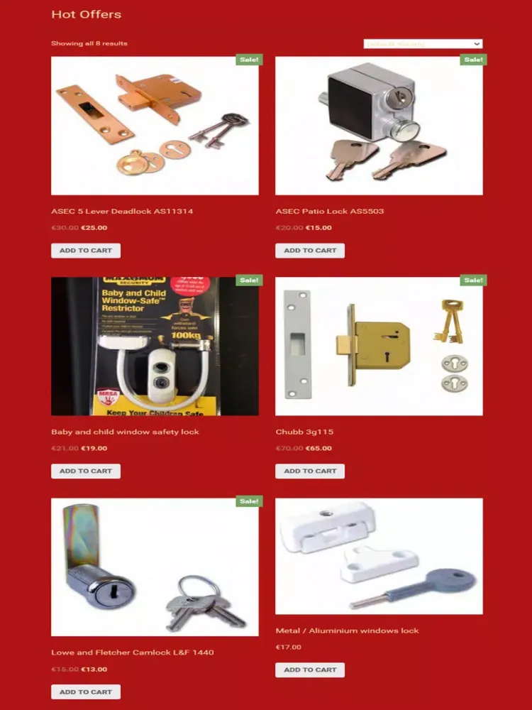 Captures d'écran de Locksmiths 247 Ireland iPad 