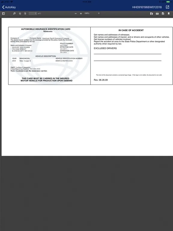 Screenshot di Lockton AutoKey iPad 