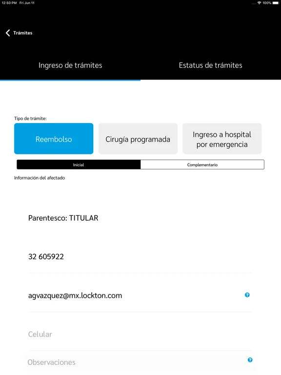 Скриншоты beMobile Lockton México iPad 