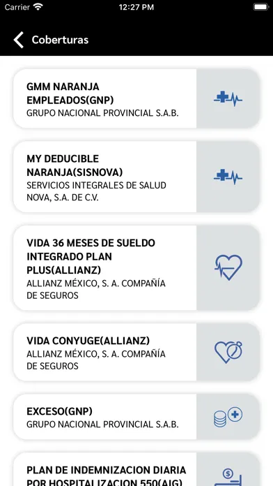 Скриншоты beMobile Lockton México