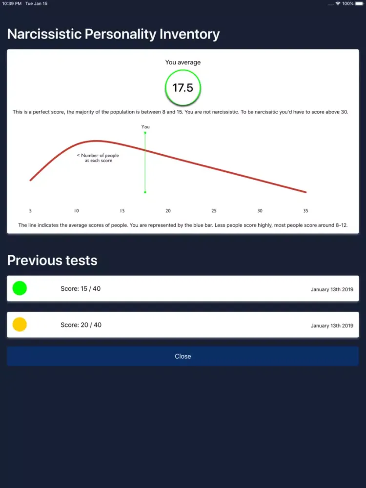 Скриншоты Personality Test Brain Quiz iPad 