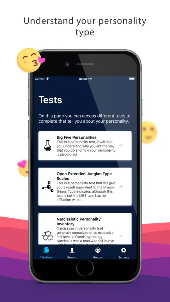 Скриншоты Personality Test Brain Quiz