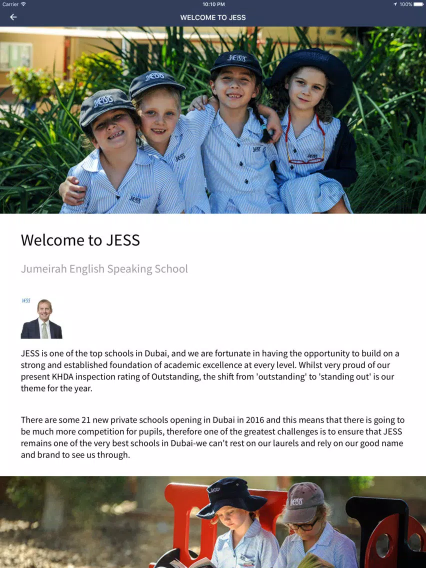 Captures d'écran de JESS Jumeirah English Speaking School iPad 