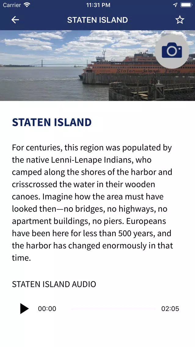Staten Island Ferry App Ekran Görüntüleri
