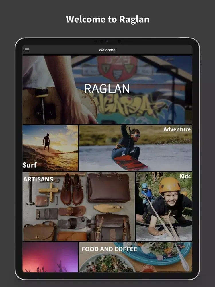 Ảnh chụp màn hình của Raglan iPad 