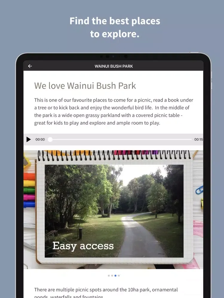 Ảnh chụp màn hình của Raglan iPad 