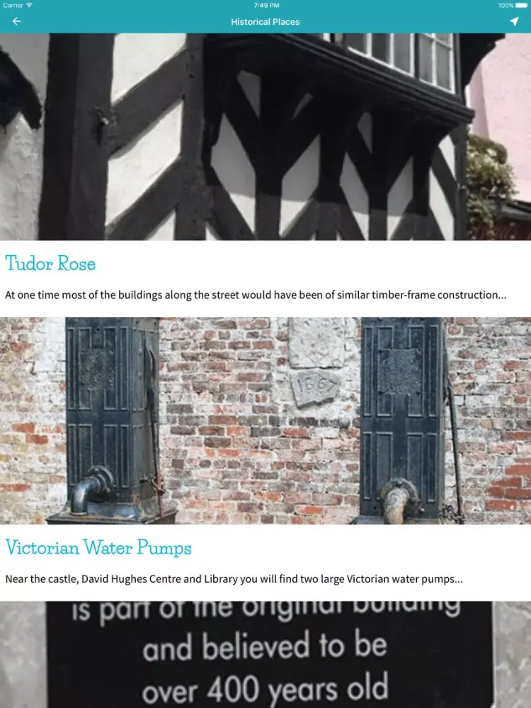 Zrzuty ekranu Beaumaris Town Guide iPad 