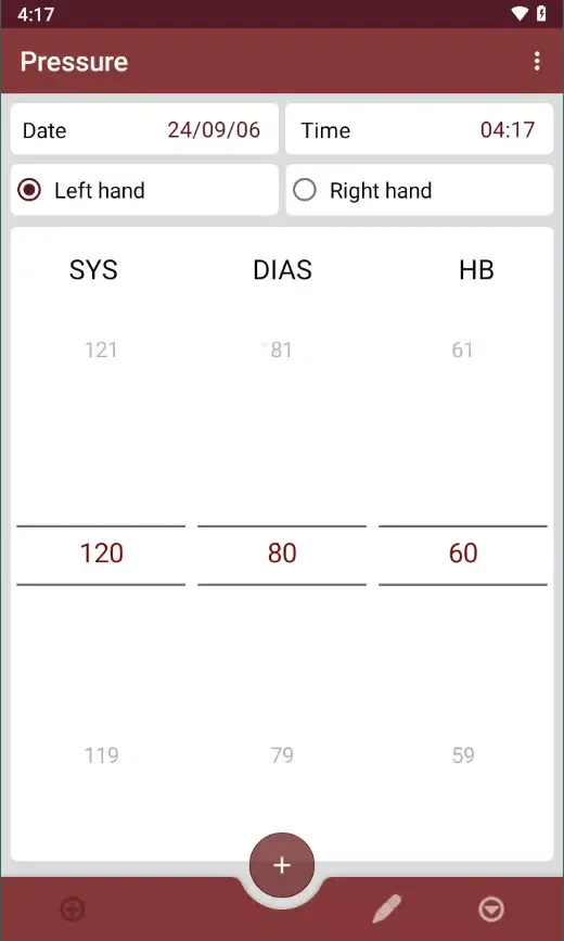 Blood Pressure Monitor应用截图