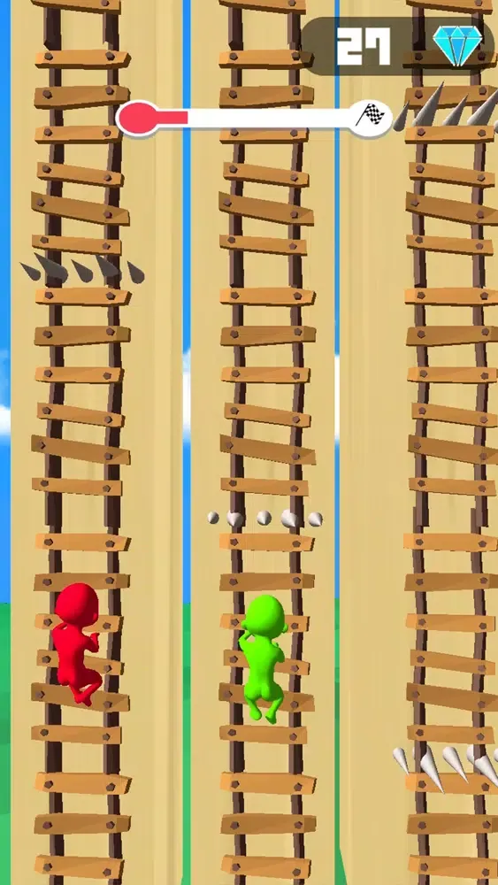 Capturas de tela do Climbing Run Race