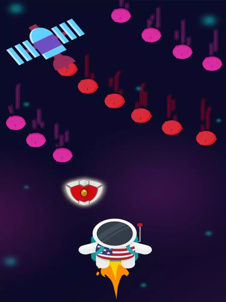Spaceman Rise: Dark Flying Sky iPad  स्क्रीनशॉट