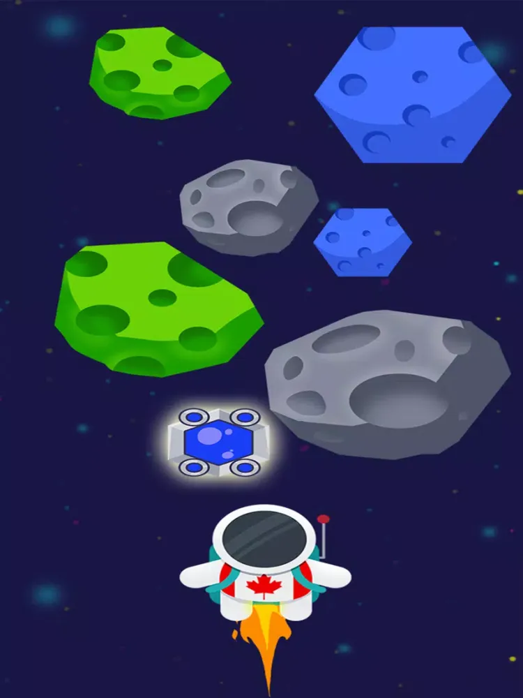 Spaceman Rise: Dark Flying Sky iPad  स्क्रीनशॉट