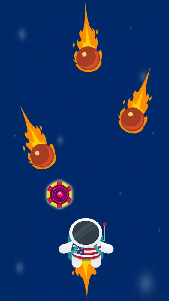 Spaceman Rise: Dark Flying Sky स्क्रीनशॉट