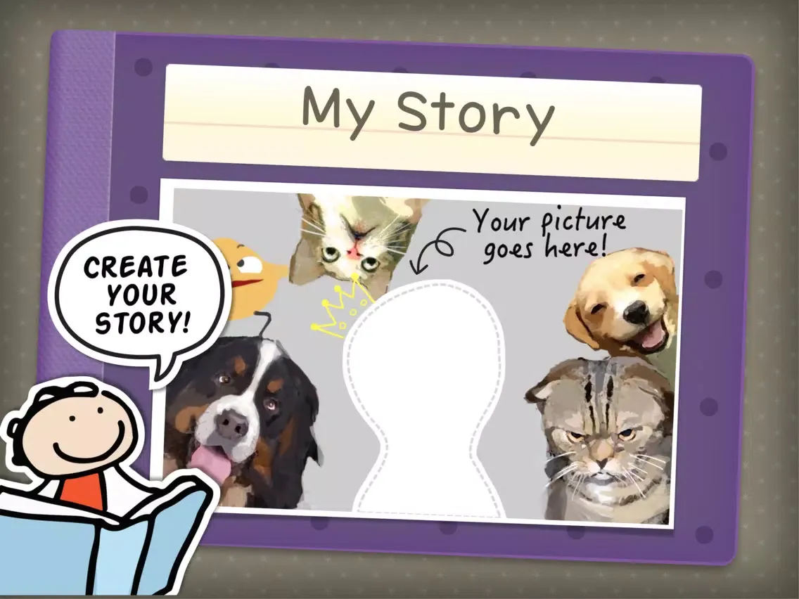 Captures d'écran de Kid in Story Book Maker Lite iPad 