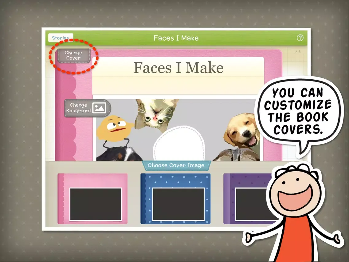 Captures d'écran de Kid in Story Book Maker Lite iPad 
