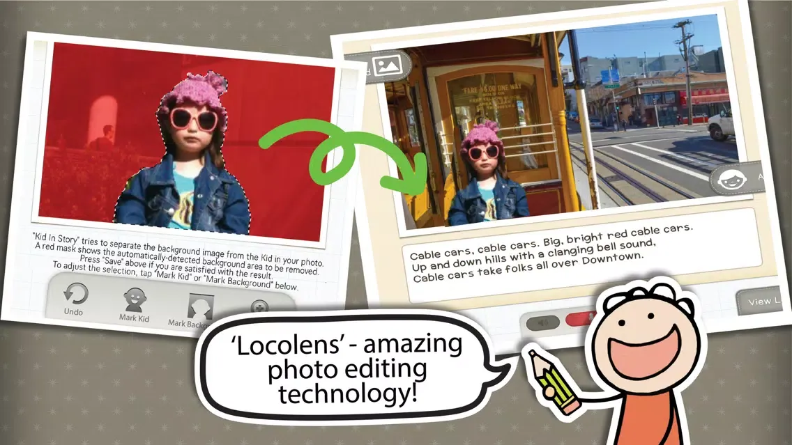 Captures d'écran de Kid in Story Book Maker Lite
