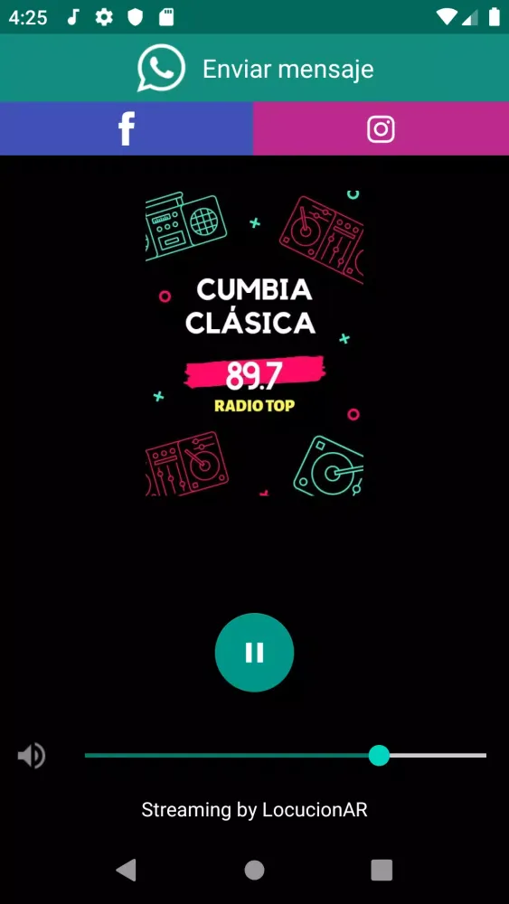 Cumbias Santafesinas top 89.7 fm Screenshots
