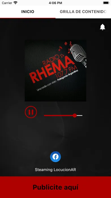 ภาพหน้าจอของ Rhema 107.7
