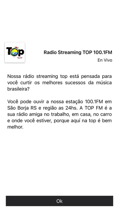 Capturas de pantalla de Radio Streaming TOP 100.1FM