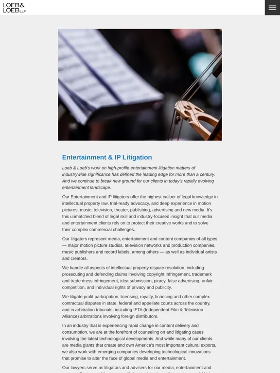 IP/Entertainment Cases iPad  Screenshots