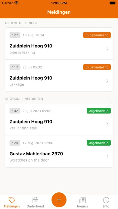 Tangkapan skrin LOEK! Service app