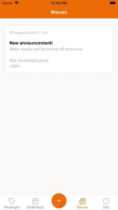 Tangkapan skrin LOEK! Service app