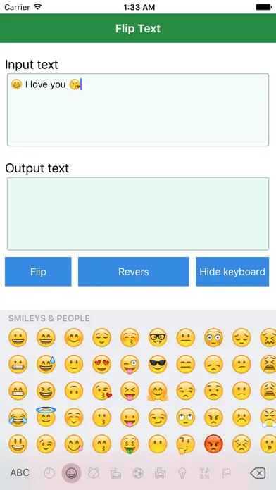 Capturas de pantalla de Flip Text 2016