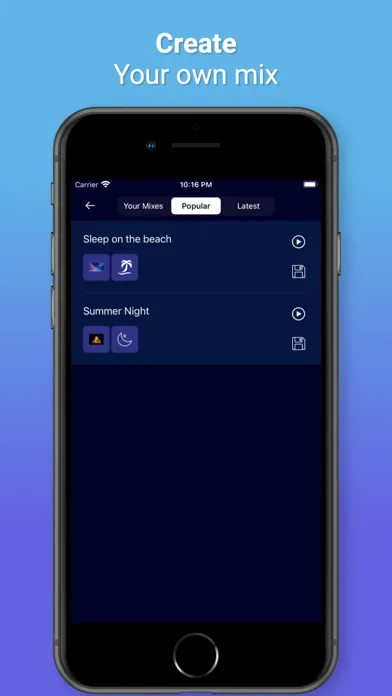 Captures d'écran de Sleep Sounds: White Noise Pro