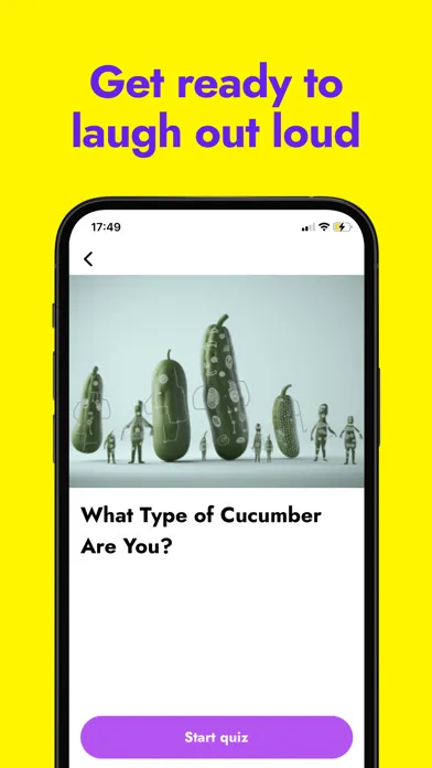 Quizebra: Funniest Quizzes スクリーンショット