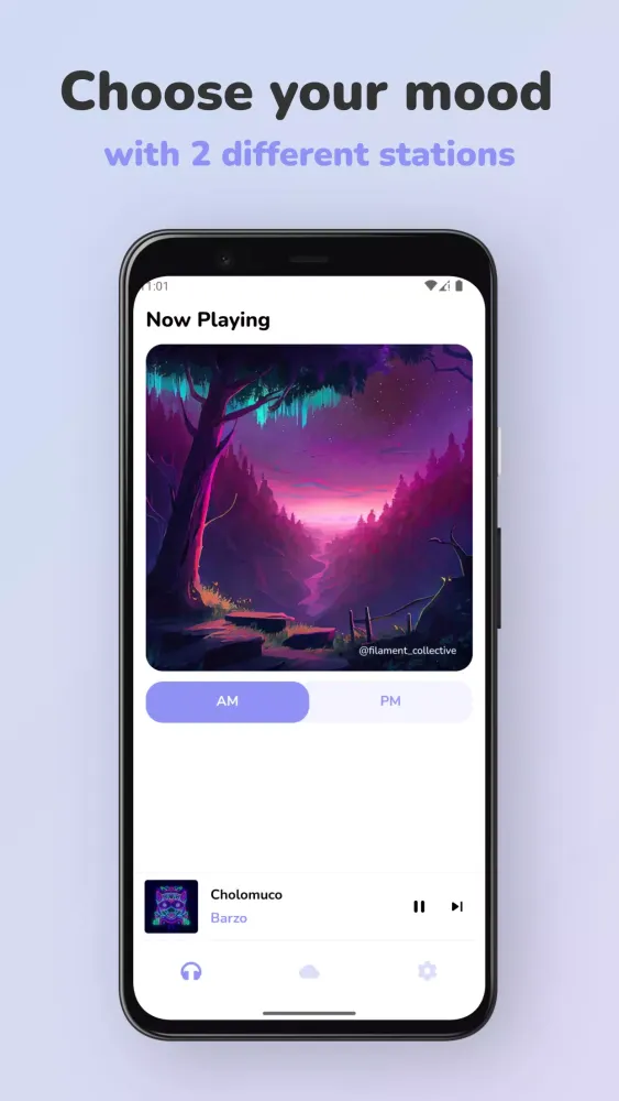 Lo-fi Clouds Radio سکرین شاٹس
