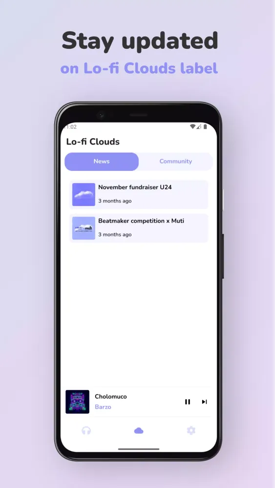 Lo-fi Clouds Radio سکرین شاٹس