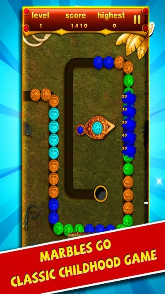 ภาพหน้าจอของ Marble Black Ball