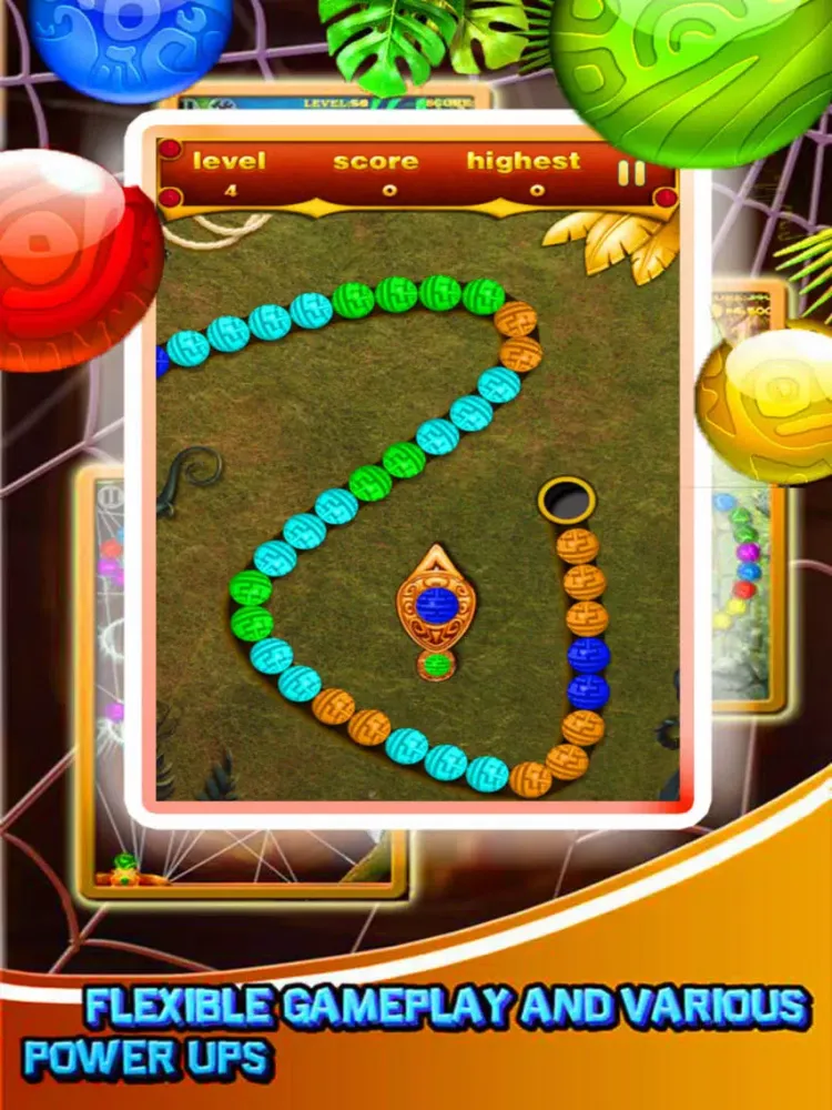 ภาพหน้าจอของ Ancient Aliens Zumu - Blast Stone iPad 