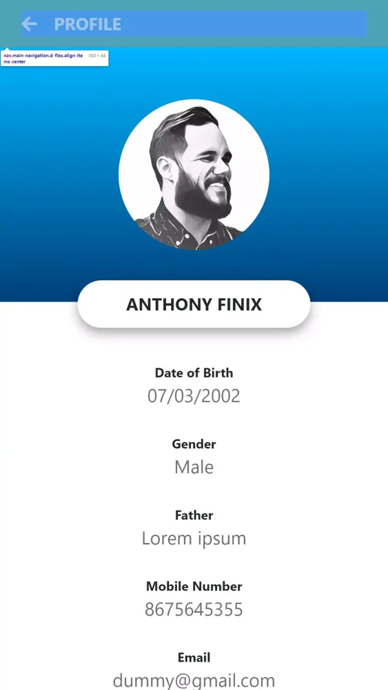 Tangkapan layar Lofty Parent App