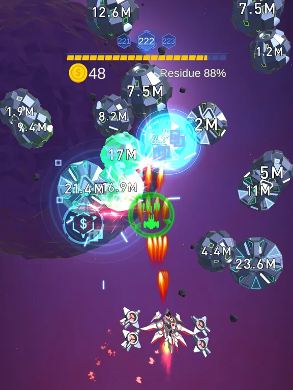Tangkapan layar Dust Settle- Infinity Shooting iPad 
