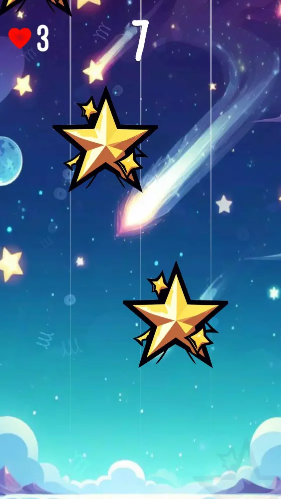 Captures d'écran de Falling Stars Catcher