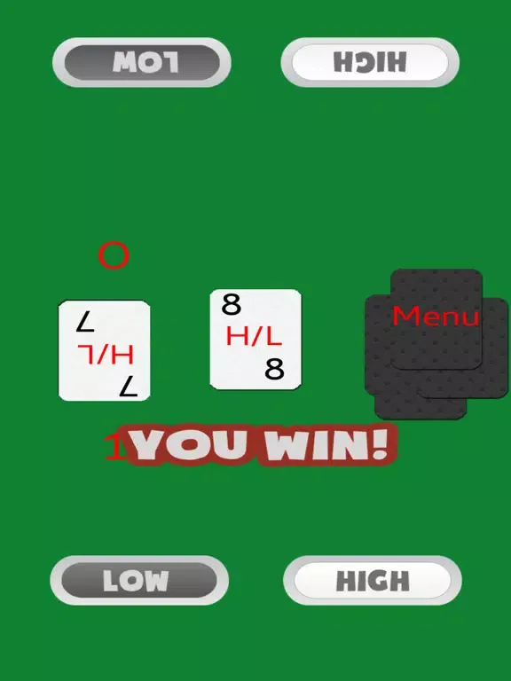Screenshot di Hi-Lo Multiplayer iPad 
