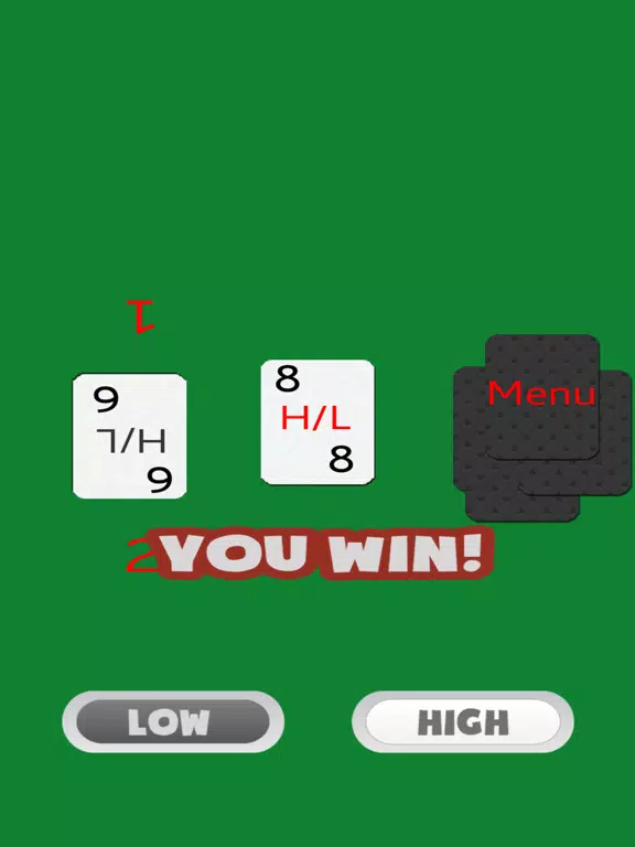 تصاویر Hi-Lo Multiplayer iPad 