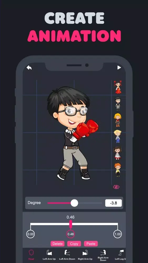 Capturas de pantalla de Komic Animation Maker