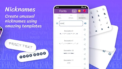 Fonts: Stylish Text Cool Fonts Screenshots