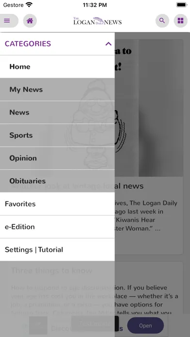 Capturas de pantalla de Logan Daily News eEdition