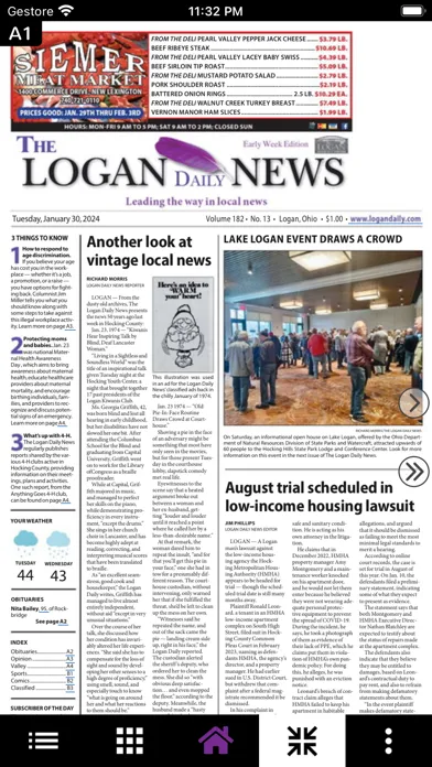 Capturas de pantalla de Logan Daily News eEdition