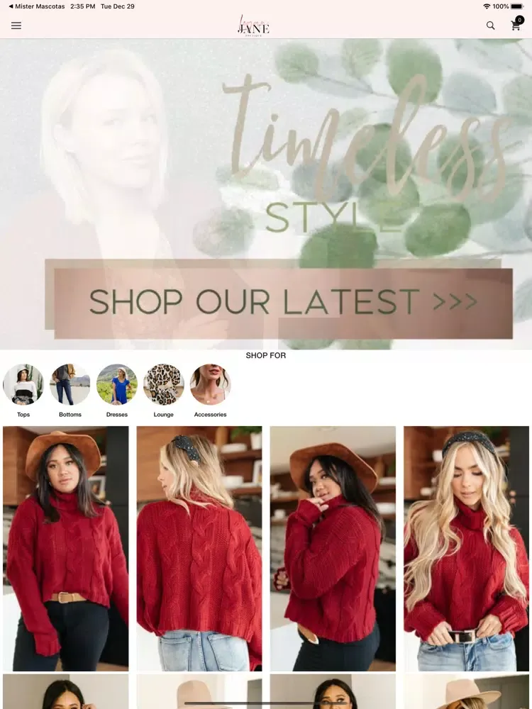 تصاویر Logan Jane Boutique iPad 