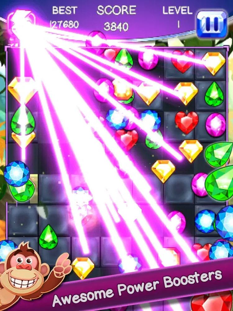 Captures d'écran de Jewel Banana - Match 3 Puzzle iPad 