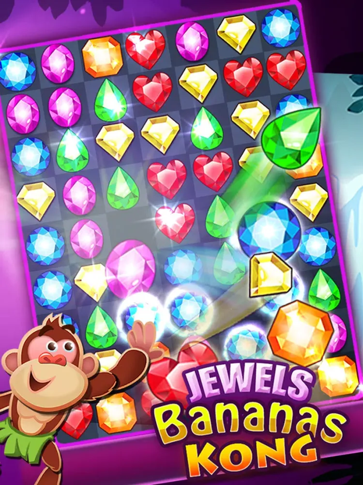 Captures d'écran de Jewel Banana - Match 3 Puzzle iPad 