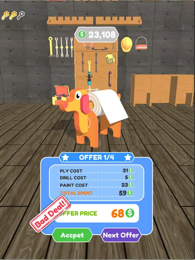 The Carpenter 3D iPad  Screenshots