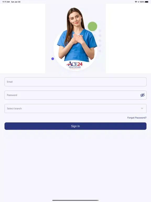 Ace24 Healthcare iPad  স্ক্রিনশট