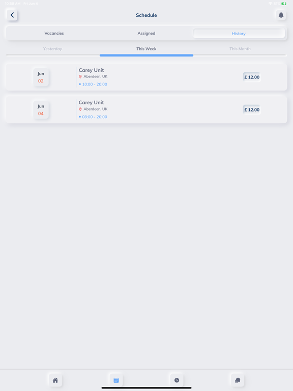 Captures d'écran de Optima Staffing Solutions iPad 