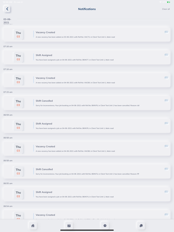Captures d'écran de Optima Staffing Solutions iPad 